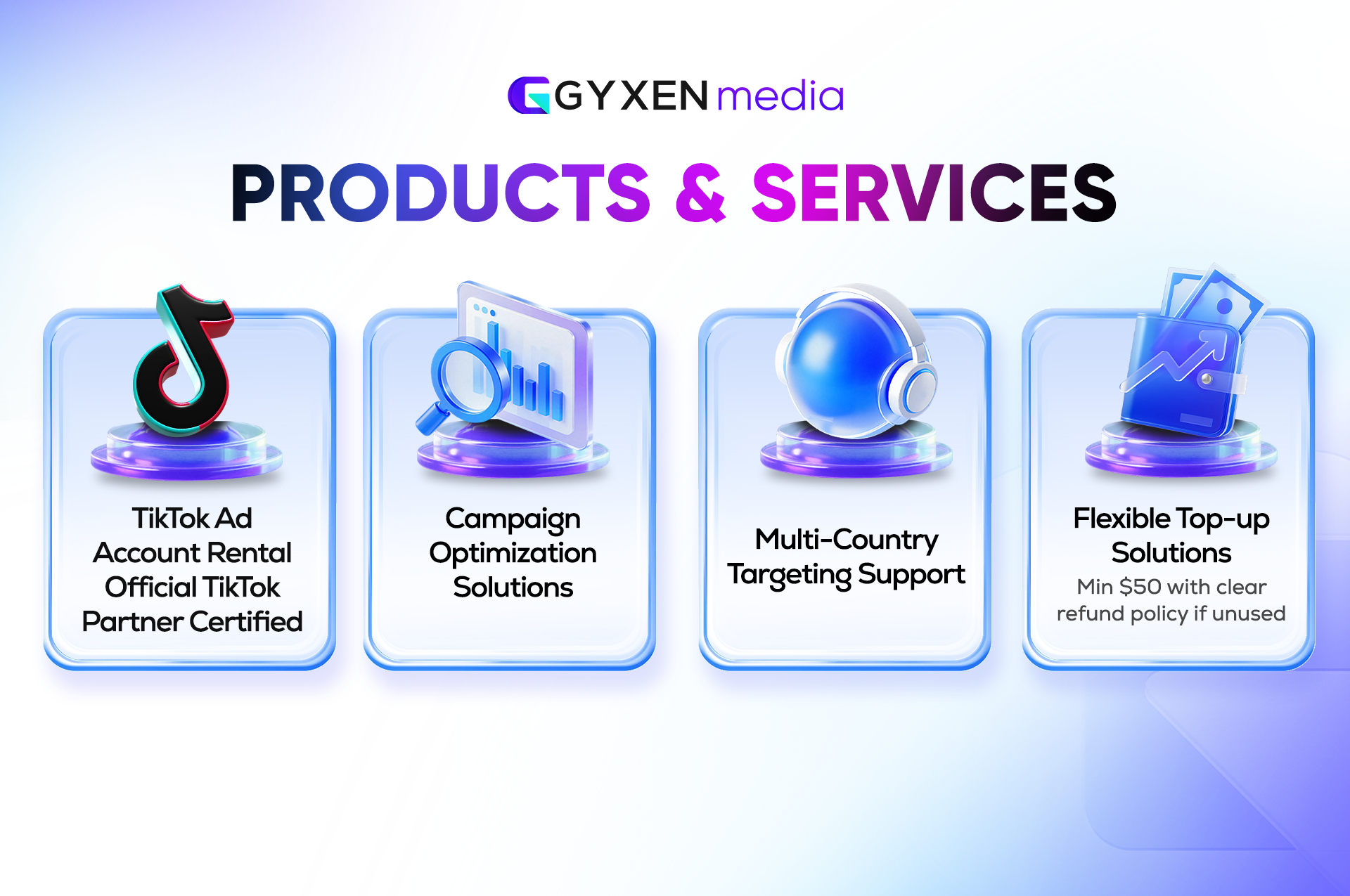 Gyxen Media Products & Services