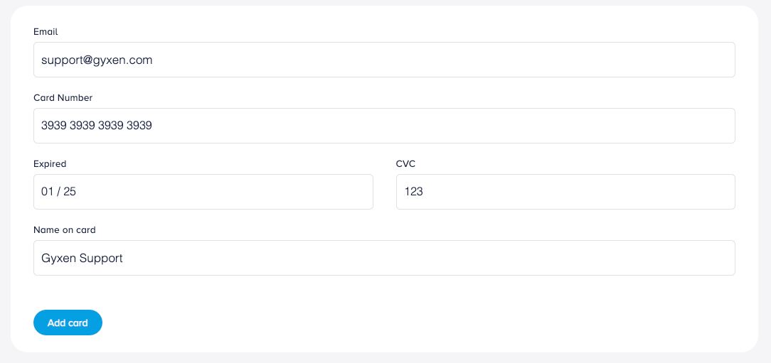 Step 8 — Transfer funds