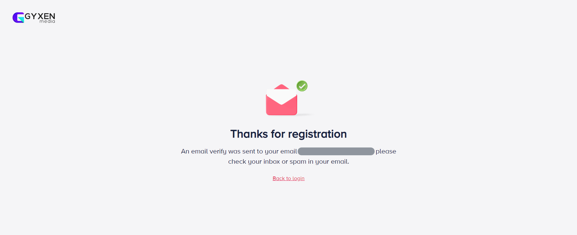 Step 1 — Register on Gyxen Media